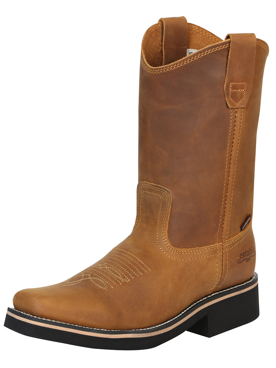 Establo Men’s Work Boot - Crazy Leather in Mango
41530