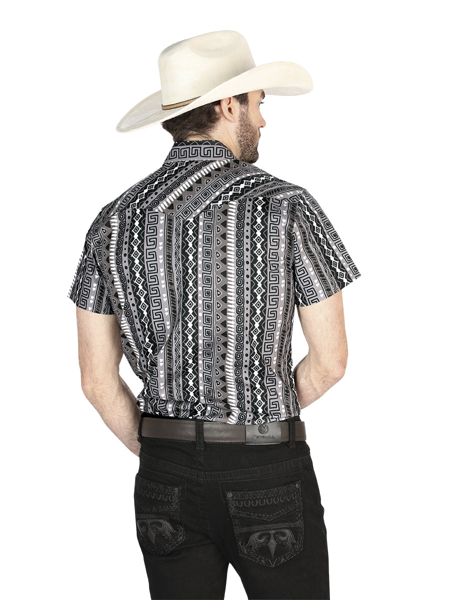 El General Western Shirt - Gray 44457