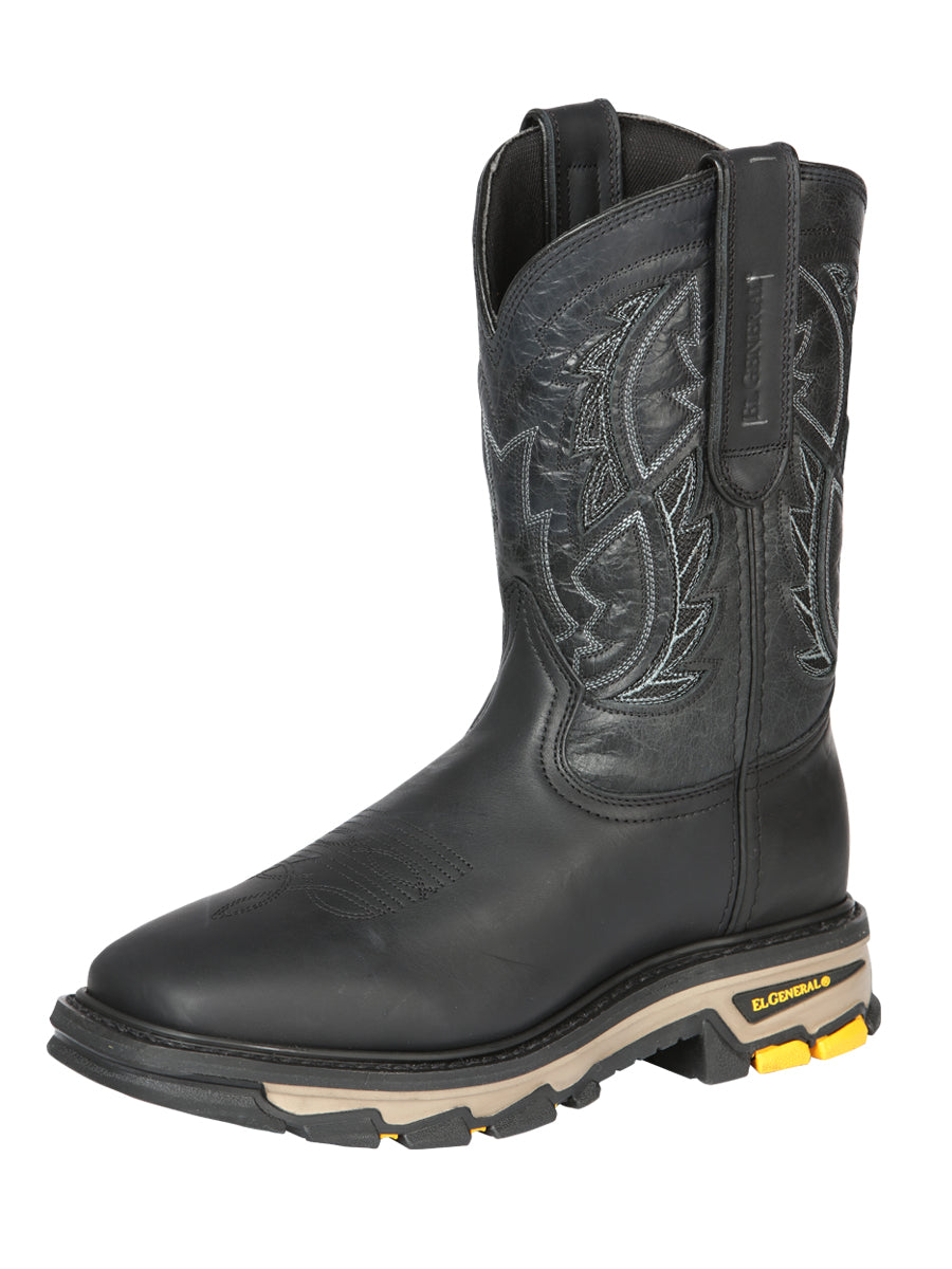 El General Rodeo Work Boot - Crazy Black 44694