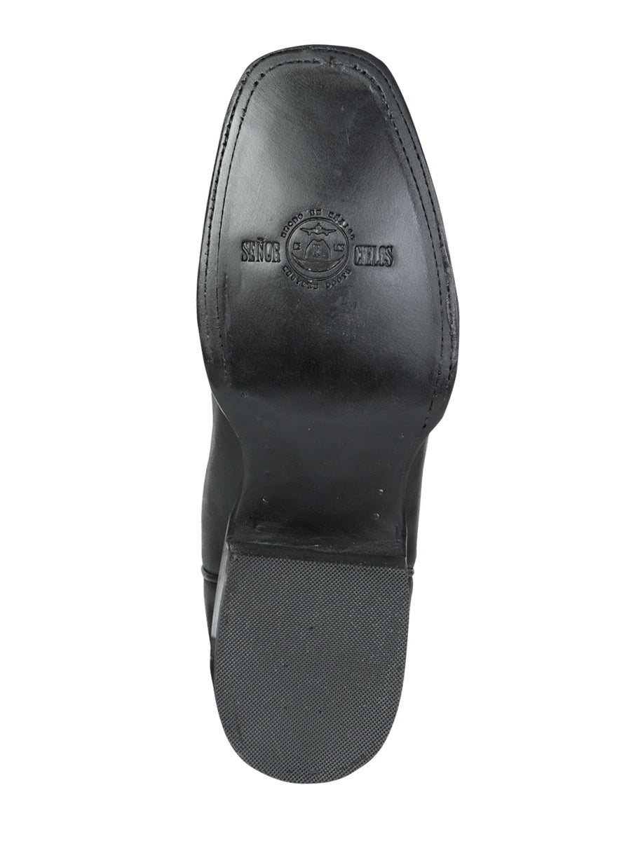 Bota Rodeo El Senor de los Cielos - leathert Crazy - Black 124069