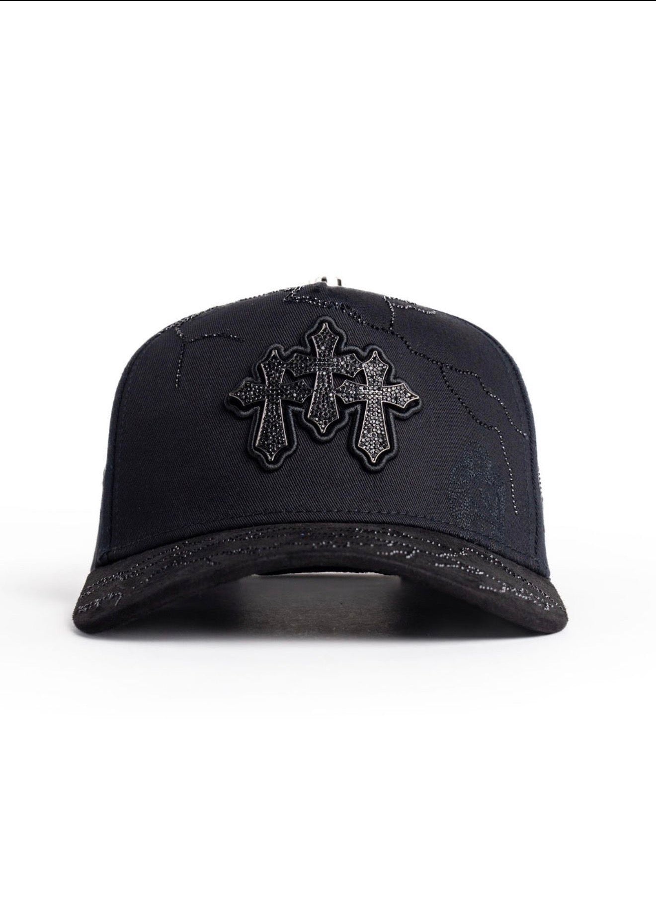 3 Cruces Total Black Kevin Hat