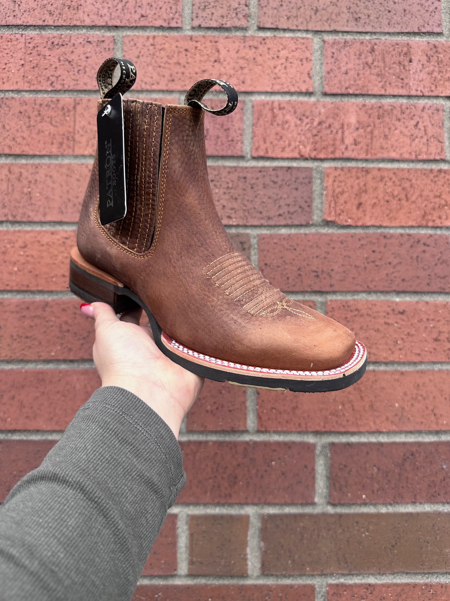 Botines de rodeo cafe