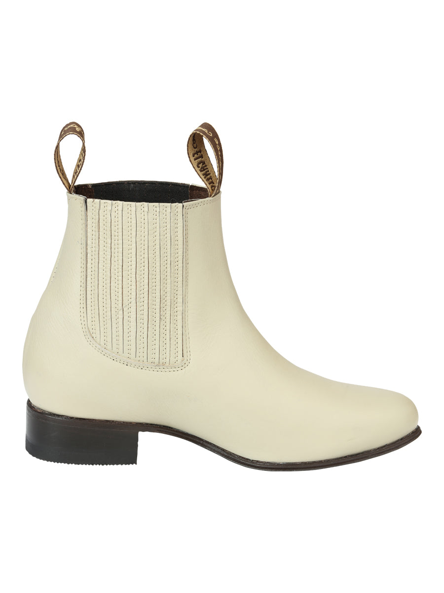 El Canelo Men’s Charro Boots - Oyster Color 45759