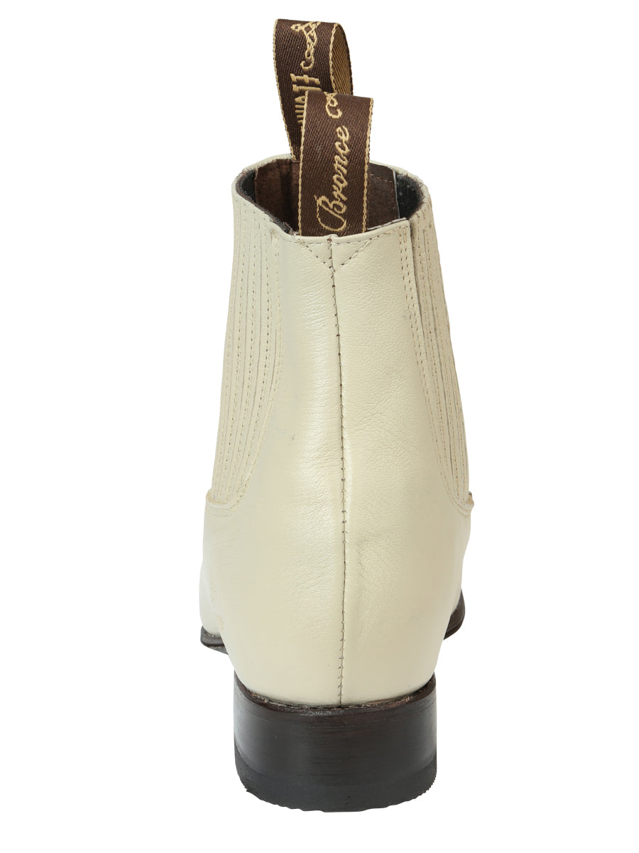 El Canelo Men’s Charro Boots - Oyster Color 45759