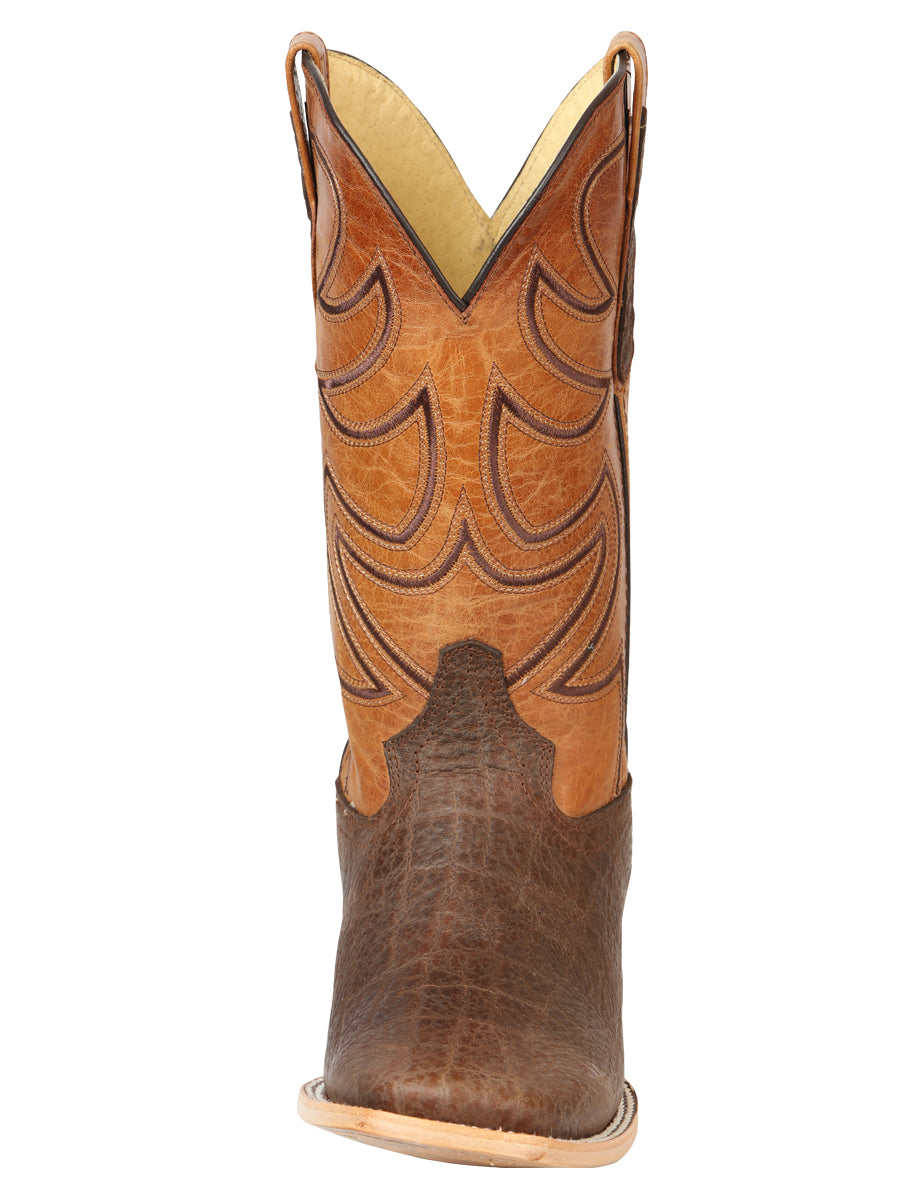 Men’s El General Rodeo Boot Elephant Print Brown 45767