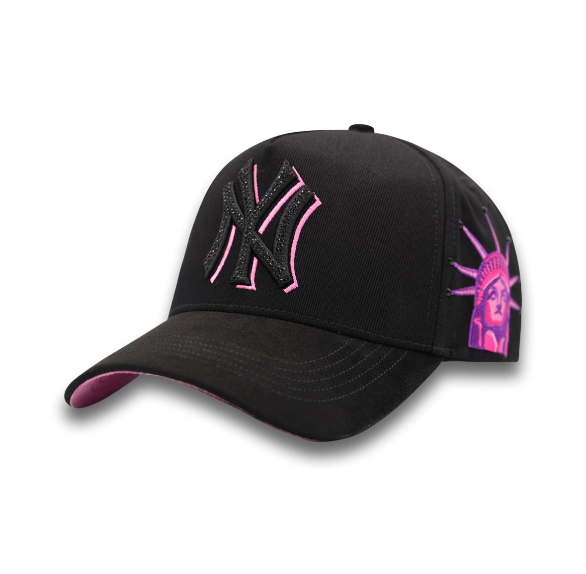 NY Hat Black/Pink