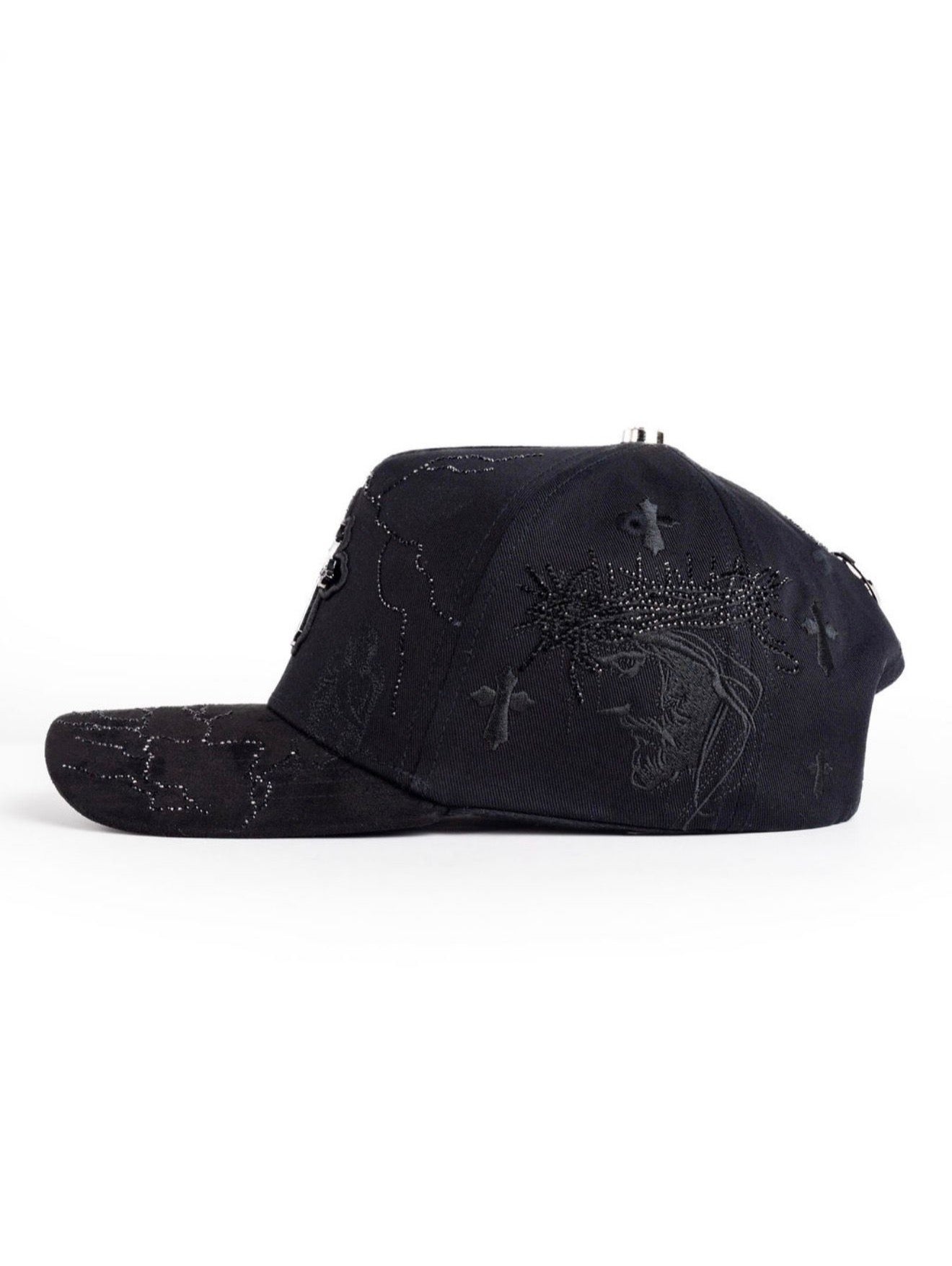 3 Cruces Total Black Kevin Hat