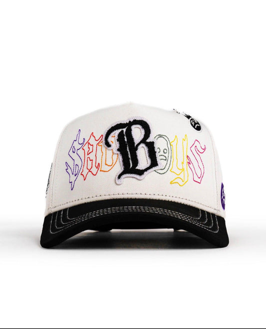 B SAD BOYS WHITE HAT BIGG BOSS