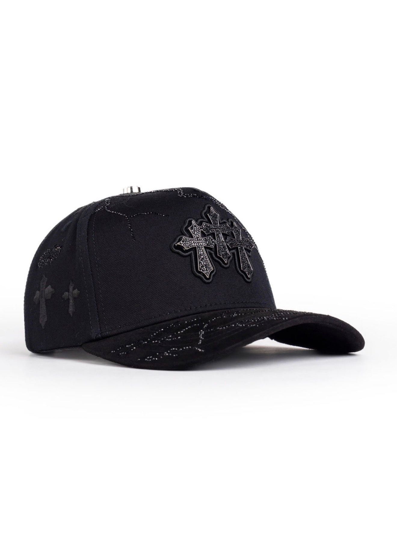 3 Cruces Total Black Kevin Hat