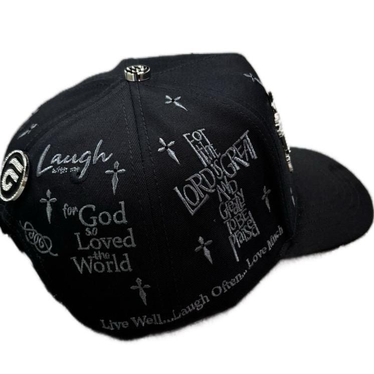 Faith Over Fair Silver and Black Hat La Office