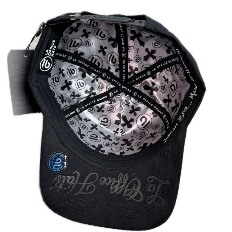 Faith Over Fair Silver and Black Hat La Office